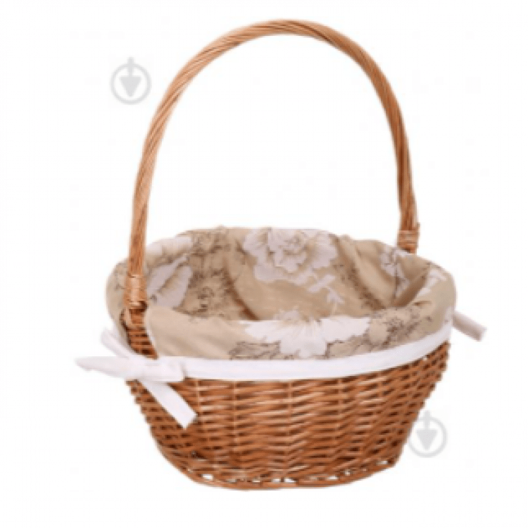 Кошик плетений Tony Bridge Basket з текстилем 35х20/45 см Easter - image-1